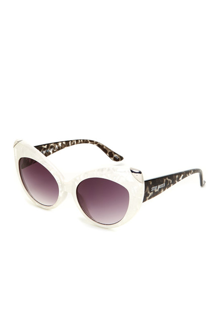 Steve Madden Metallic Tip Cat Eye Sunglasses